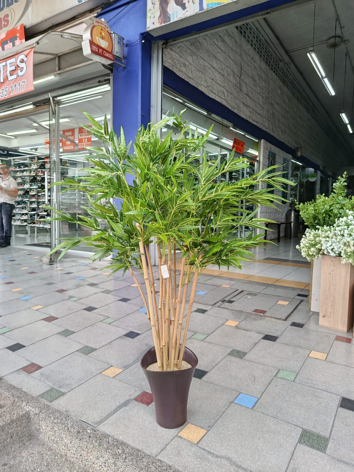 Planta de Bambú Artificial 1,24mts