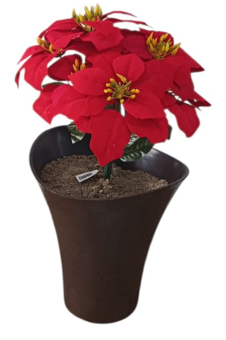 Planta Roja Artificial  Navideña 44cm