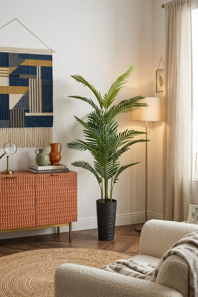 Planta Palmera 4 Troncos Artificial 1.56cm
