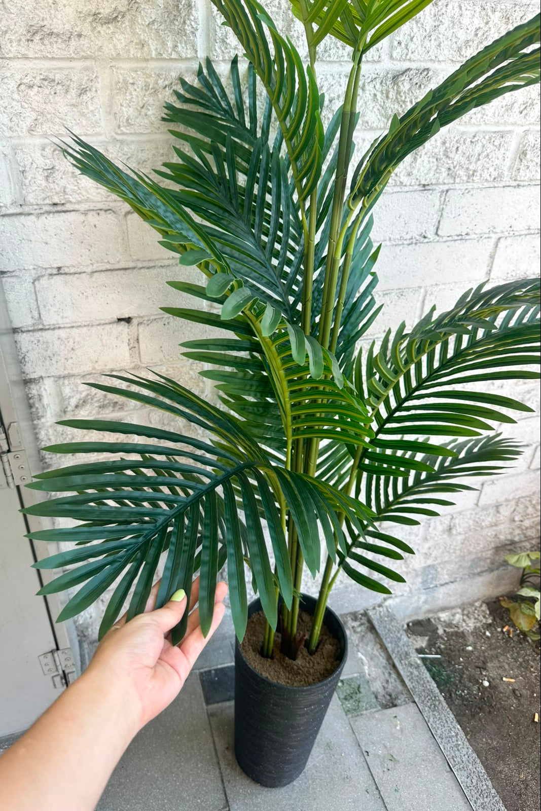 Planta Palmera 4 Troncos Artificial 1.56cm
