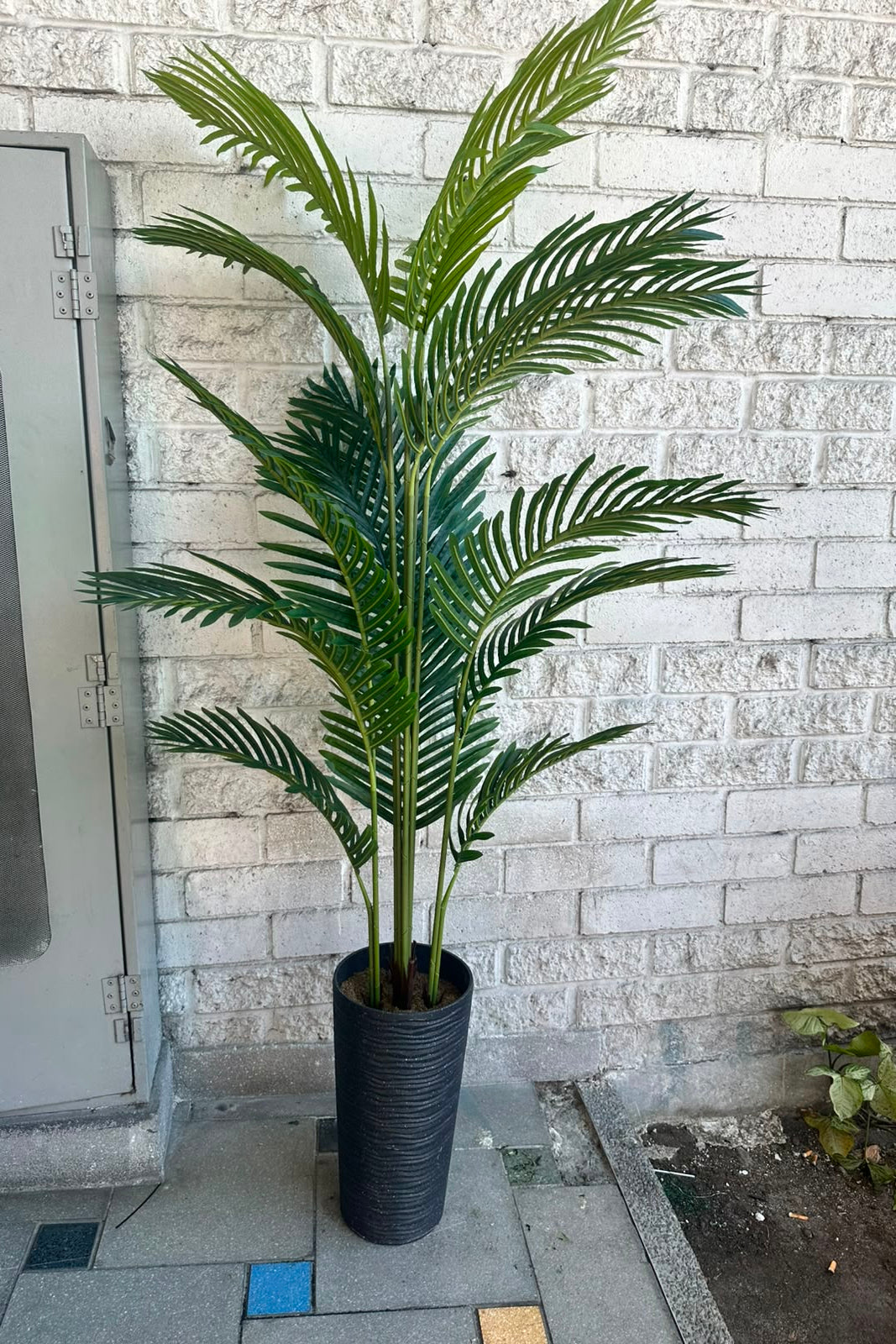 Planta Palmera 4 Troncos Artificial 1.56cm