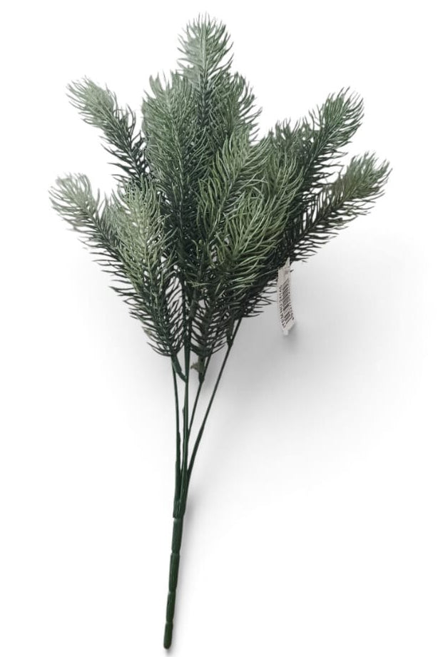 Follaje Ramas Pino Verde/Blanco 36cm
