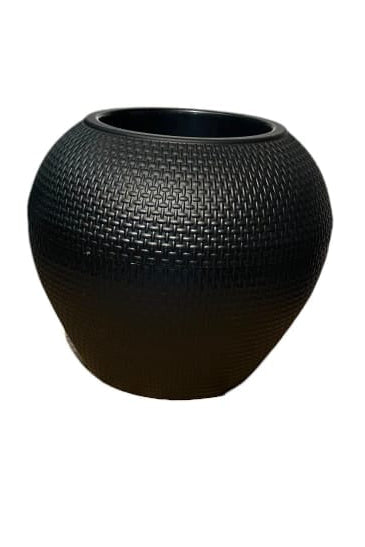 Matera Armable Tipo Trompo Negra 18cm