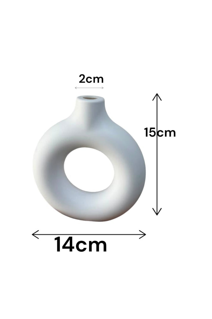 Matera Tipo Dona Blanca 15cm