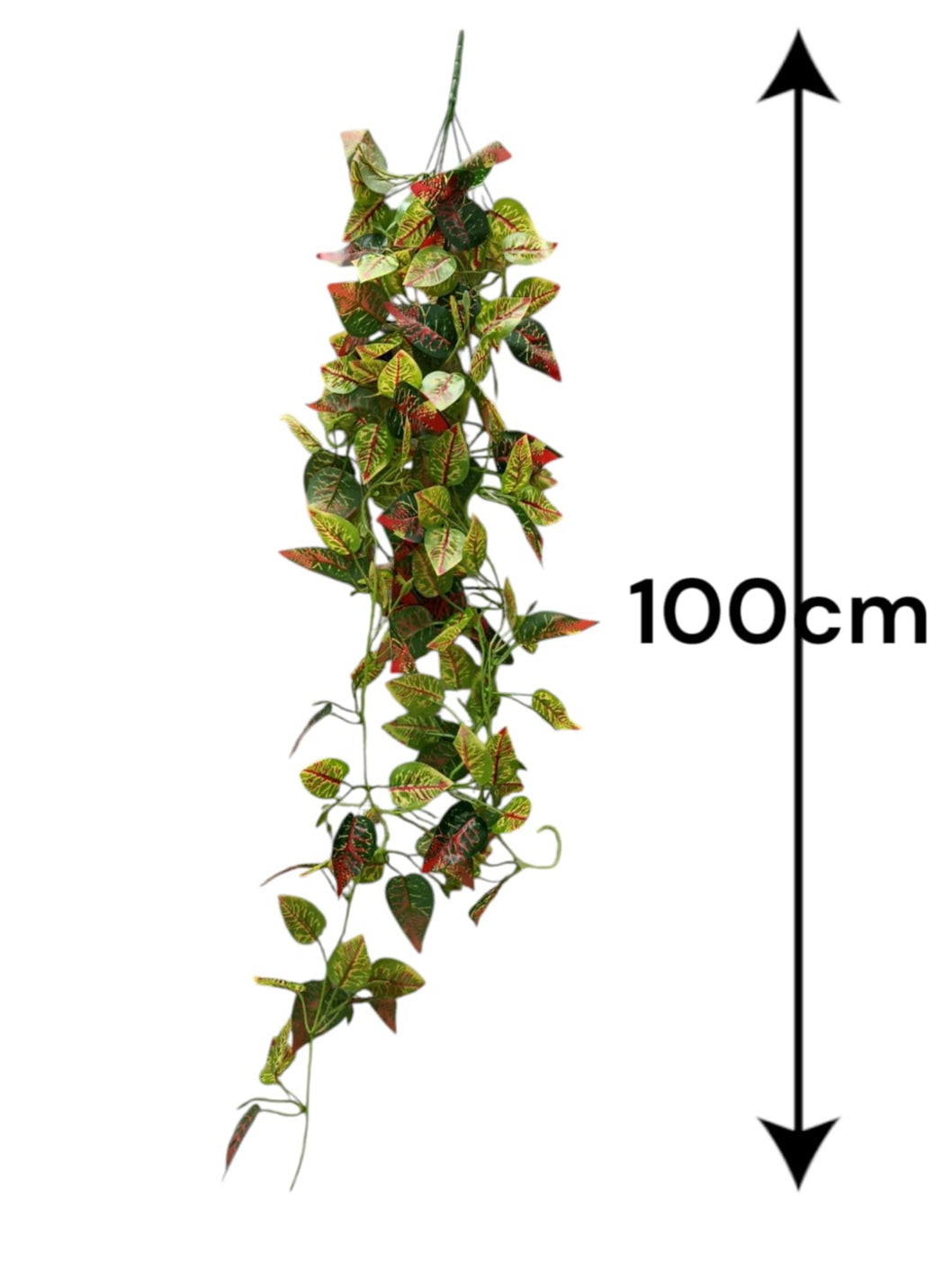 Enredadera Decorativa Artificial Croton Colorida  100cm