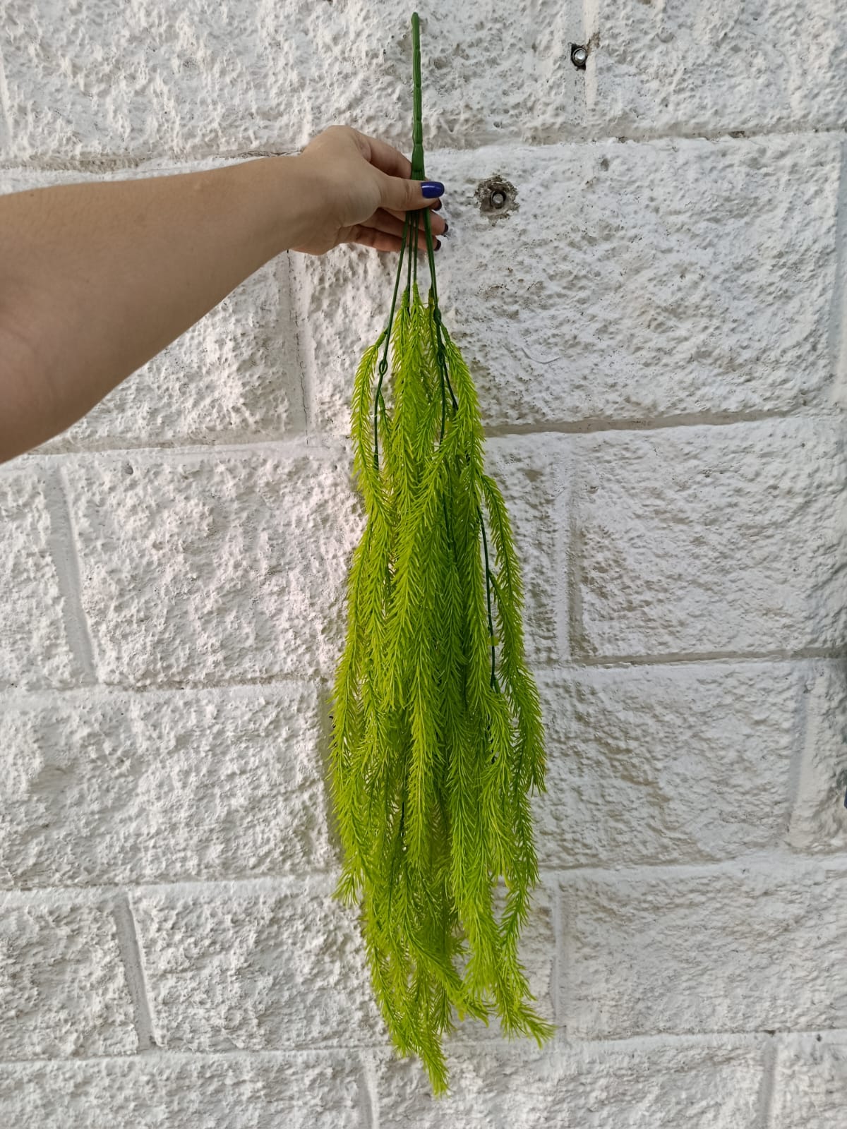 Planta Colgante Artificial Huperzia 90cm