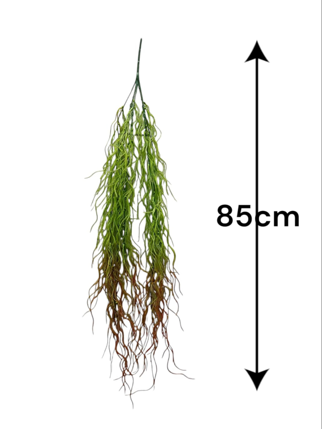 Enredadera Artificial Colgante Follaje Verde-Roja 85cm