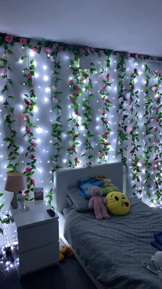 Tira Enredadera con Rosa Fucsia 2.10mts