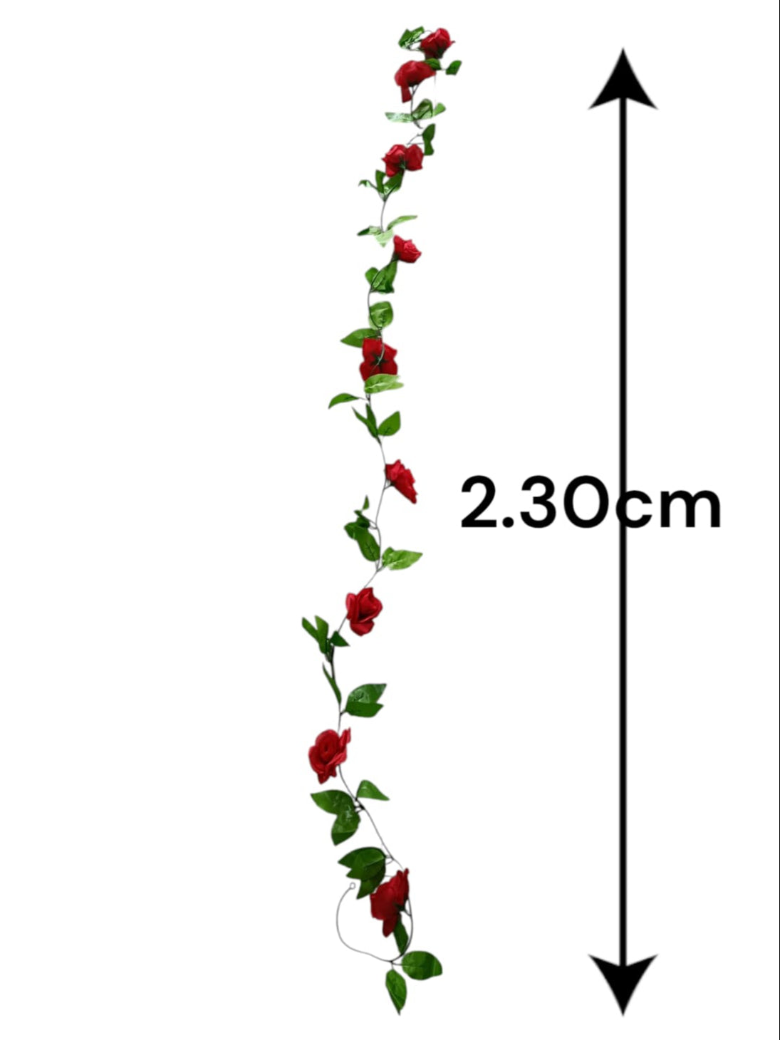 Tira Enredadera con Rosa Rojo 2.30mts