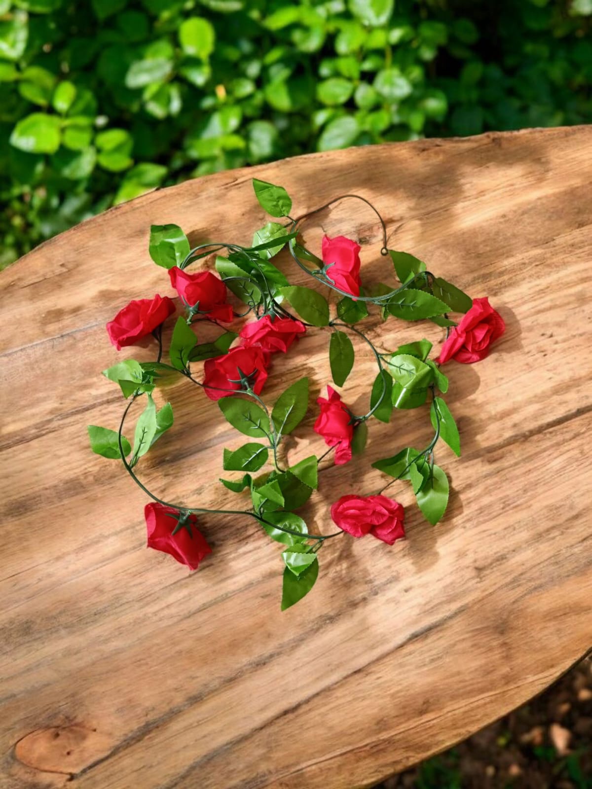 Tira Enredadera con Rosa Rojo 2.30mts