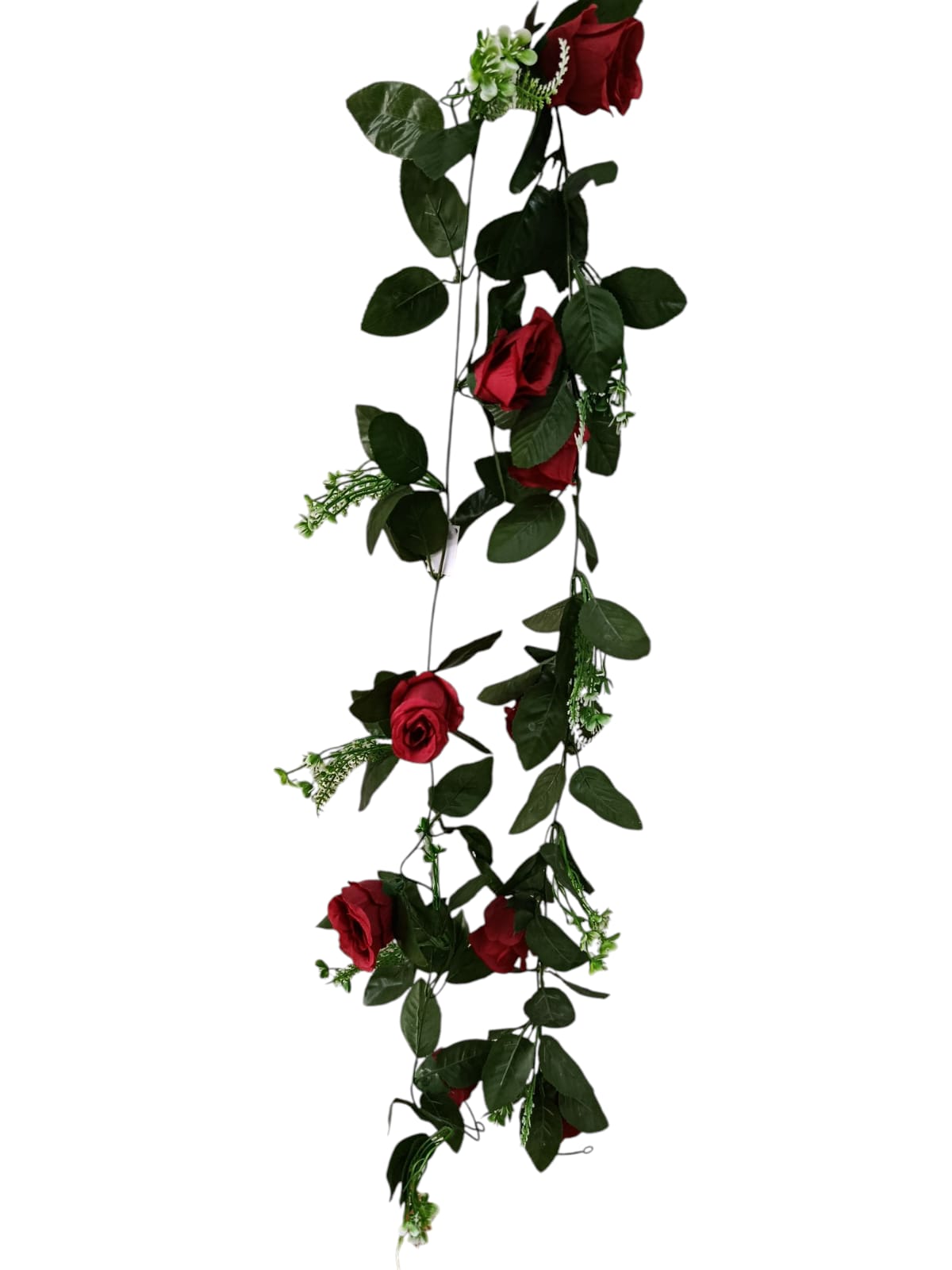 Tira Enredadera de Rosas Rojas 2mts