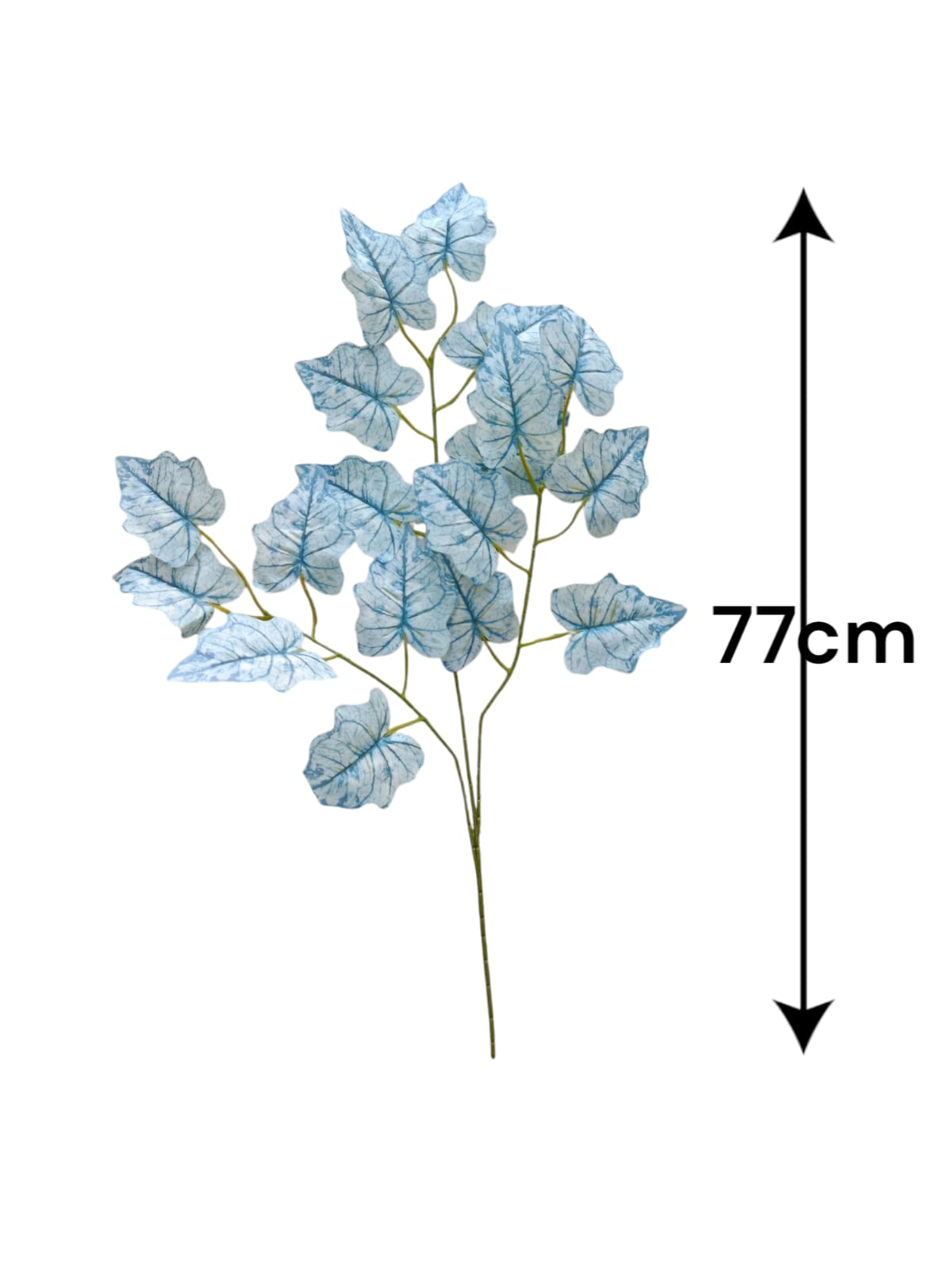 Rama Artificial Caladium Azul 77cm