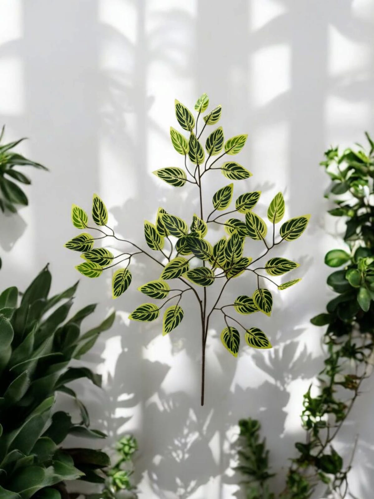 Rama Artificial de Calathea Menuda 60cm