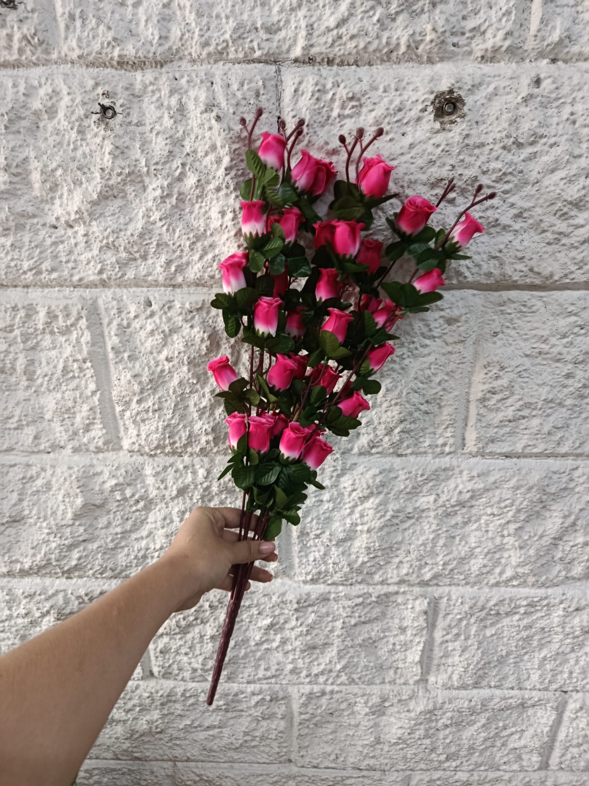 Ramo Rosa Larga Menuda 54cm