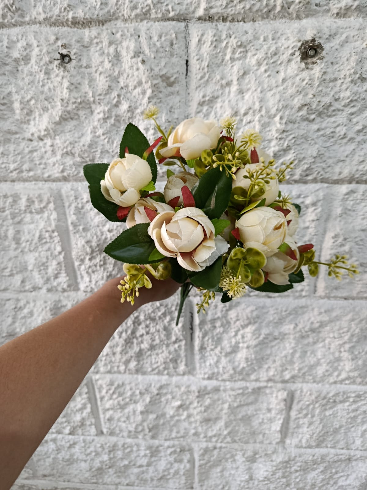 Ramo Peonia Grande Artificial 36cm