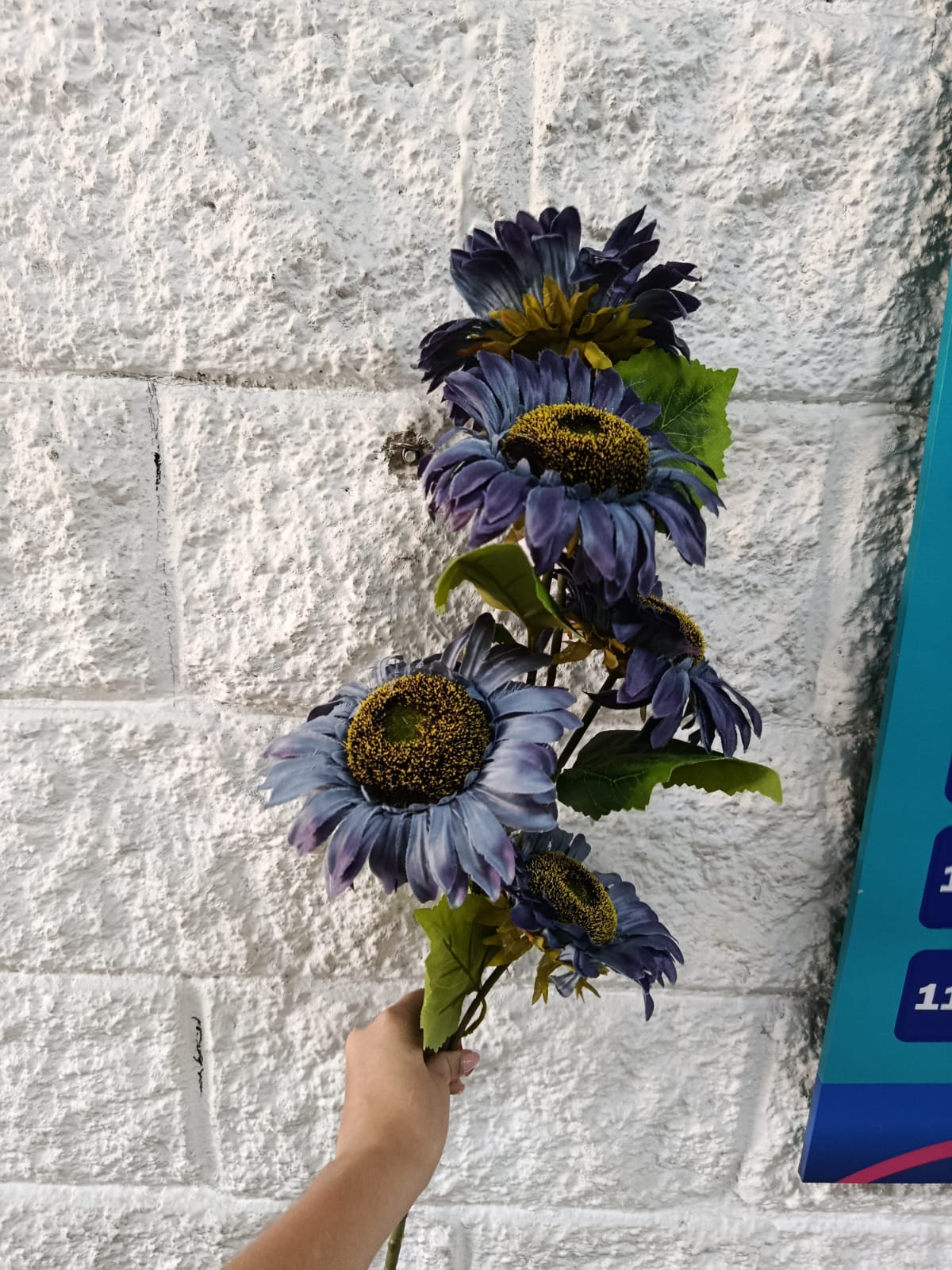 Ramo de Girasol x5 Artificial 1.04mts