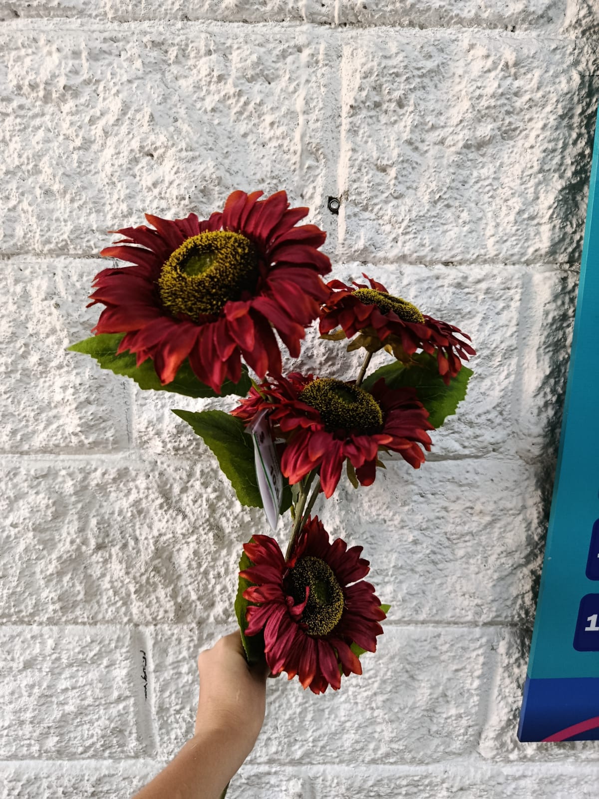 Ramo de Girasol x5 Artificial 1.04mts