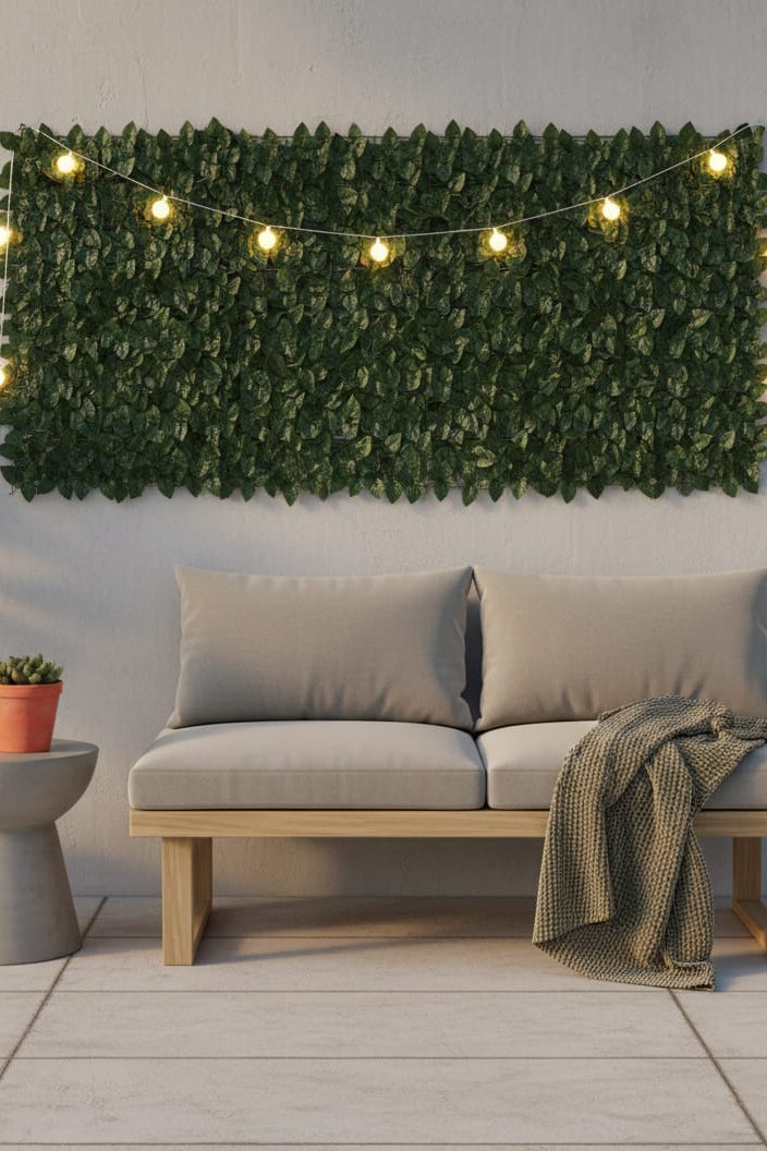 Malla de Hojas Tipo Hiedra Artificial 3x1 Metros