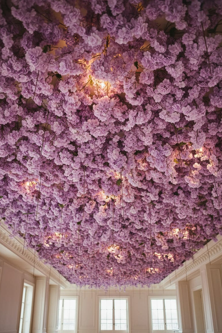 Rama de Cerezo Premium Lila 95cm