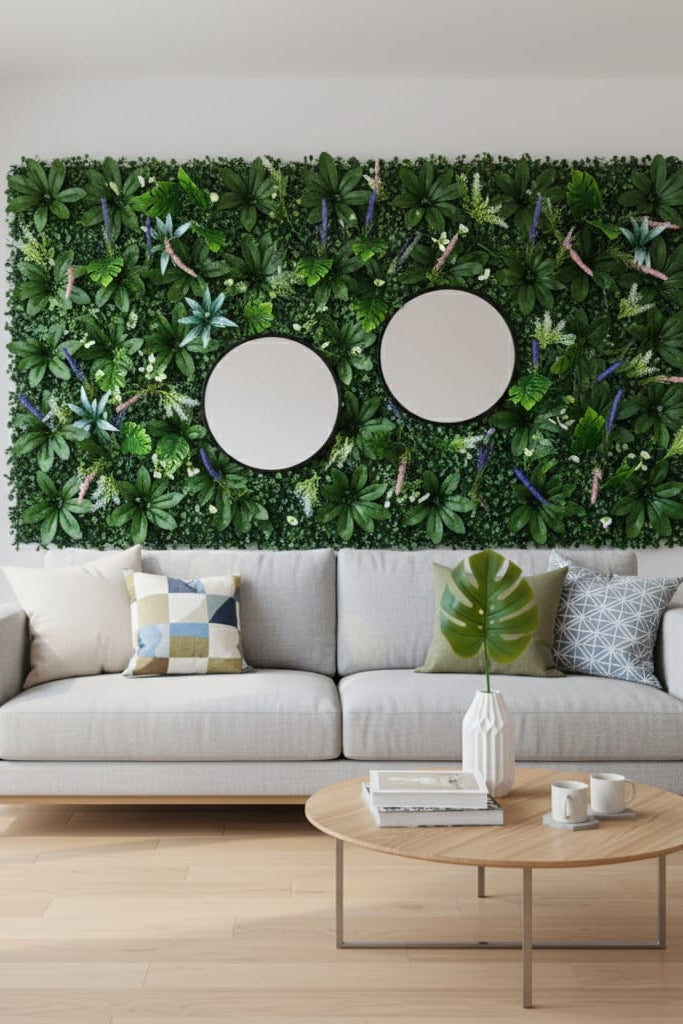 Jardín Vertical 60x40 Aralia y Lavanda