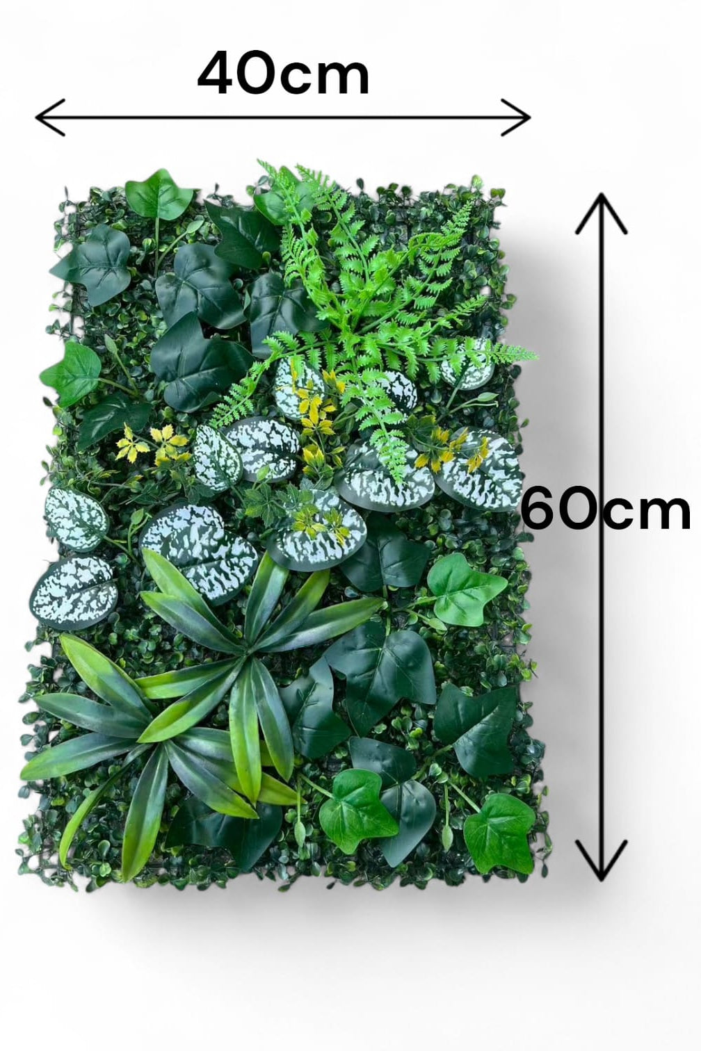 Jardín Vertical 60x40 Penca Flor Amarilla