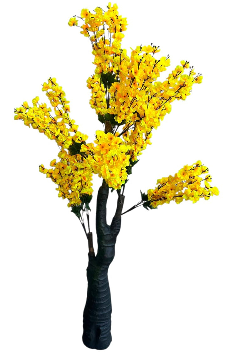 Árbol de Cerezo Mediano Amarillo Artificial 1.67mts
