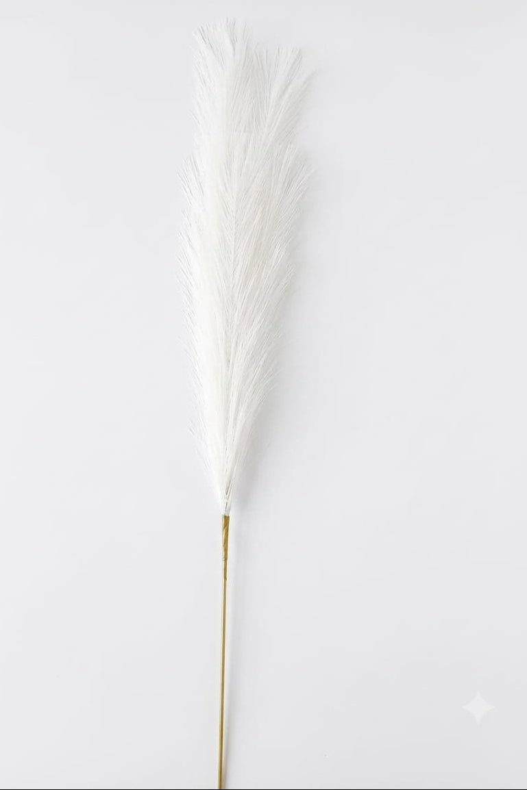 Pampa Decorativa Artificial Grande Blanca 1.45cm