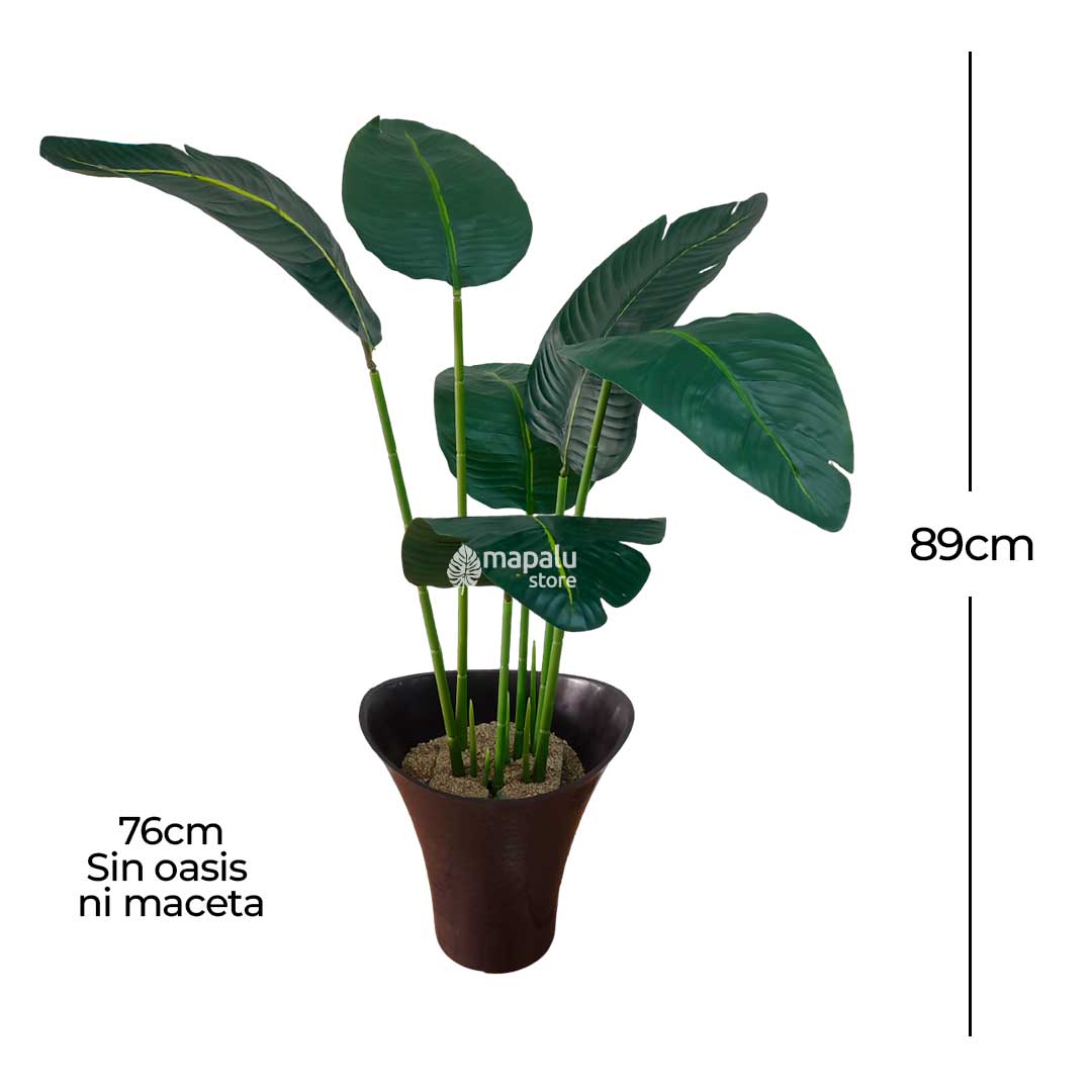 Planta Artificial Bijao 89cm