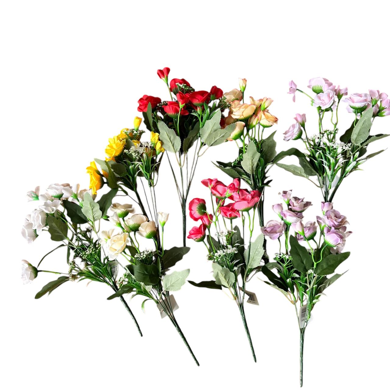 Ramo de Rosa Artificial Camellia