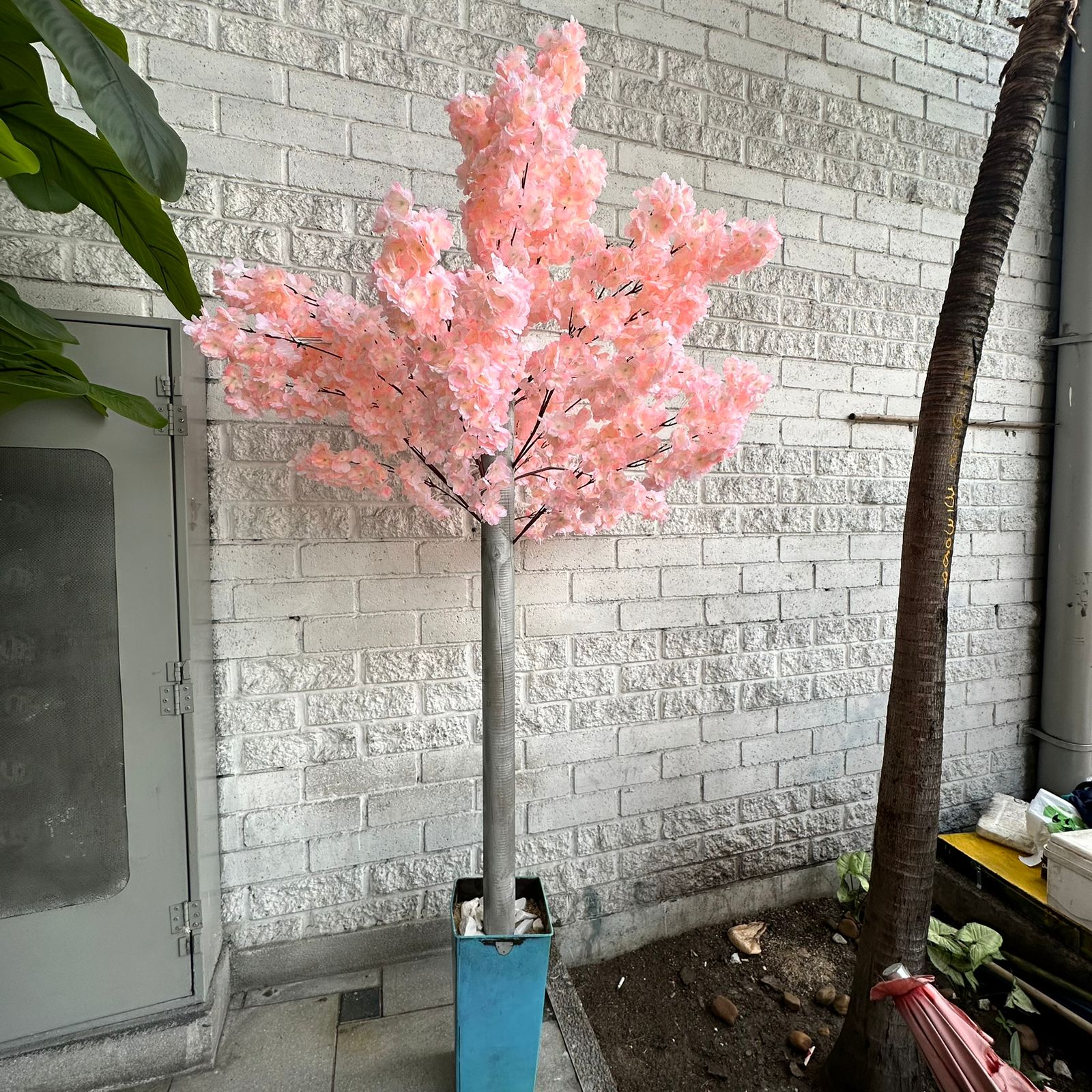 Arbol de Cerezo Artificial hojas Naranja 2 metros (sin Matera)