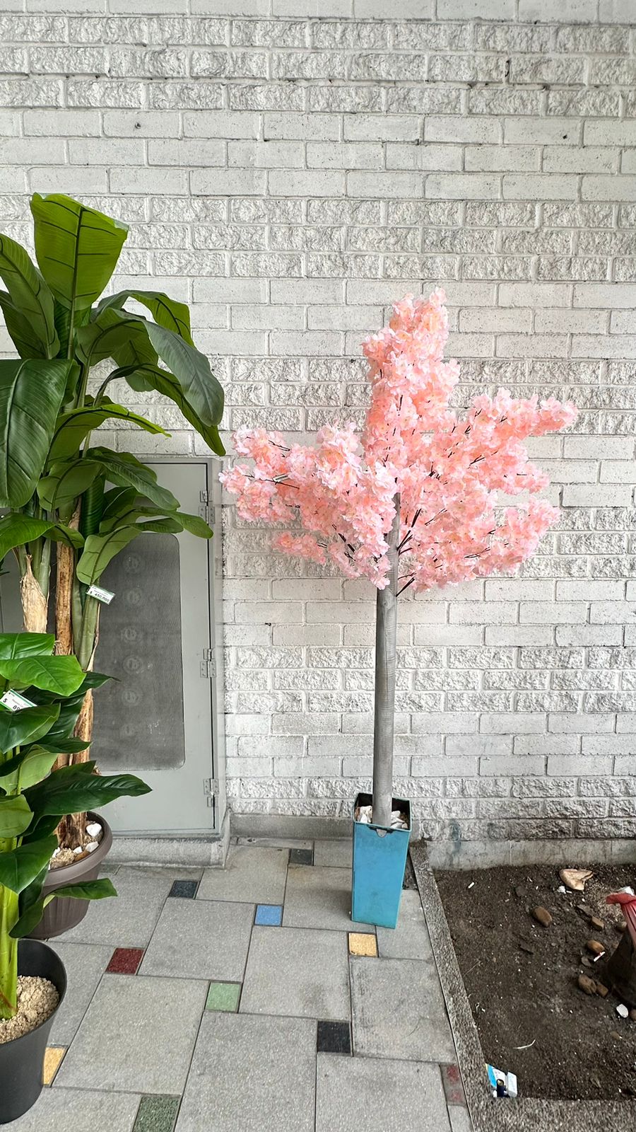 Arbol de Cerezo Artificial hojas Naranja 2 metros (sin Matera)