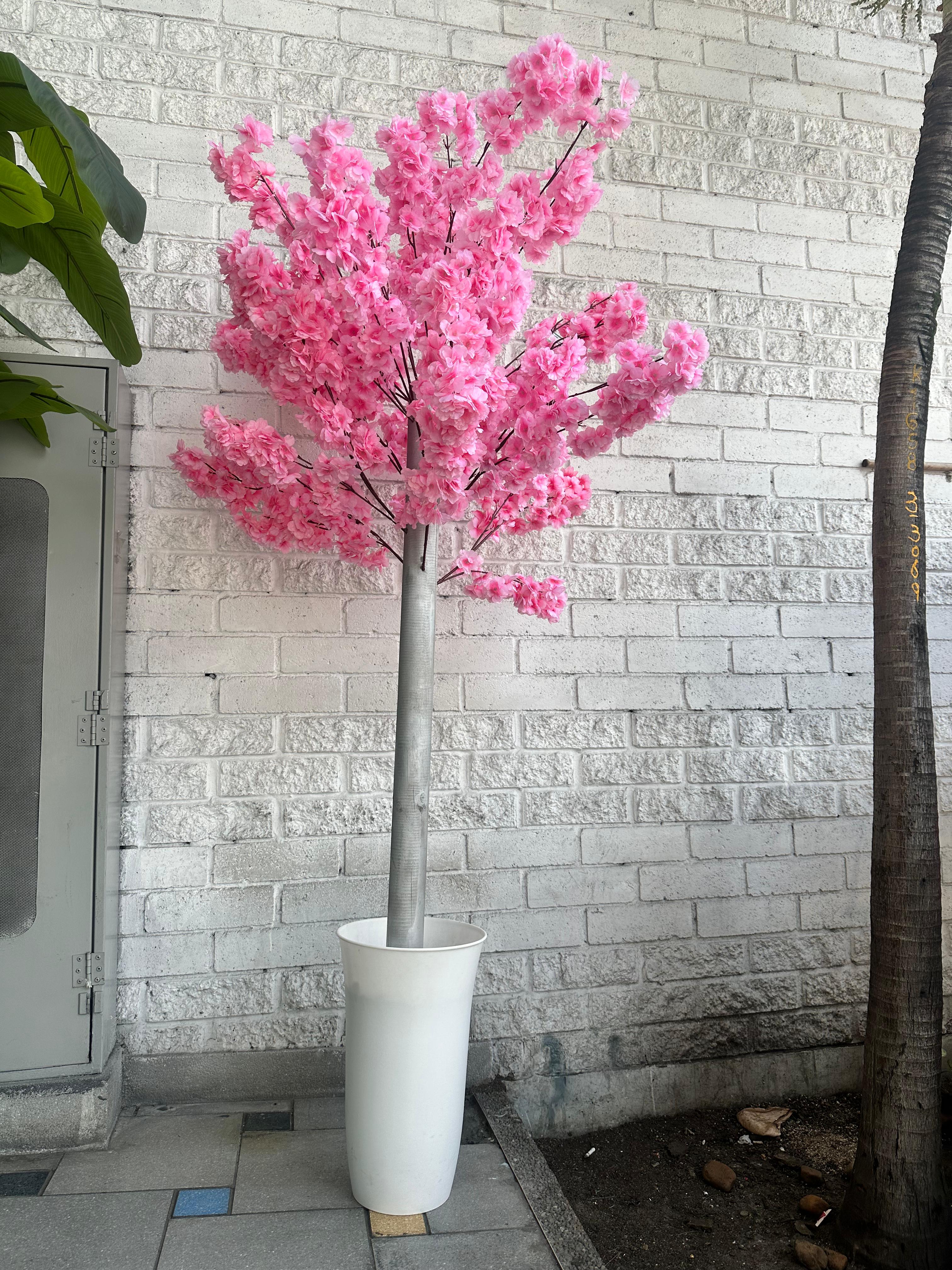 Arbol de Cerezo Artificial rosado 2 metros de Artura (Sin Matera)