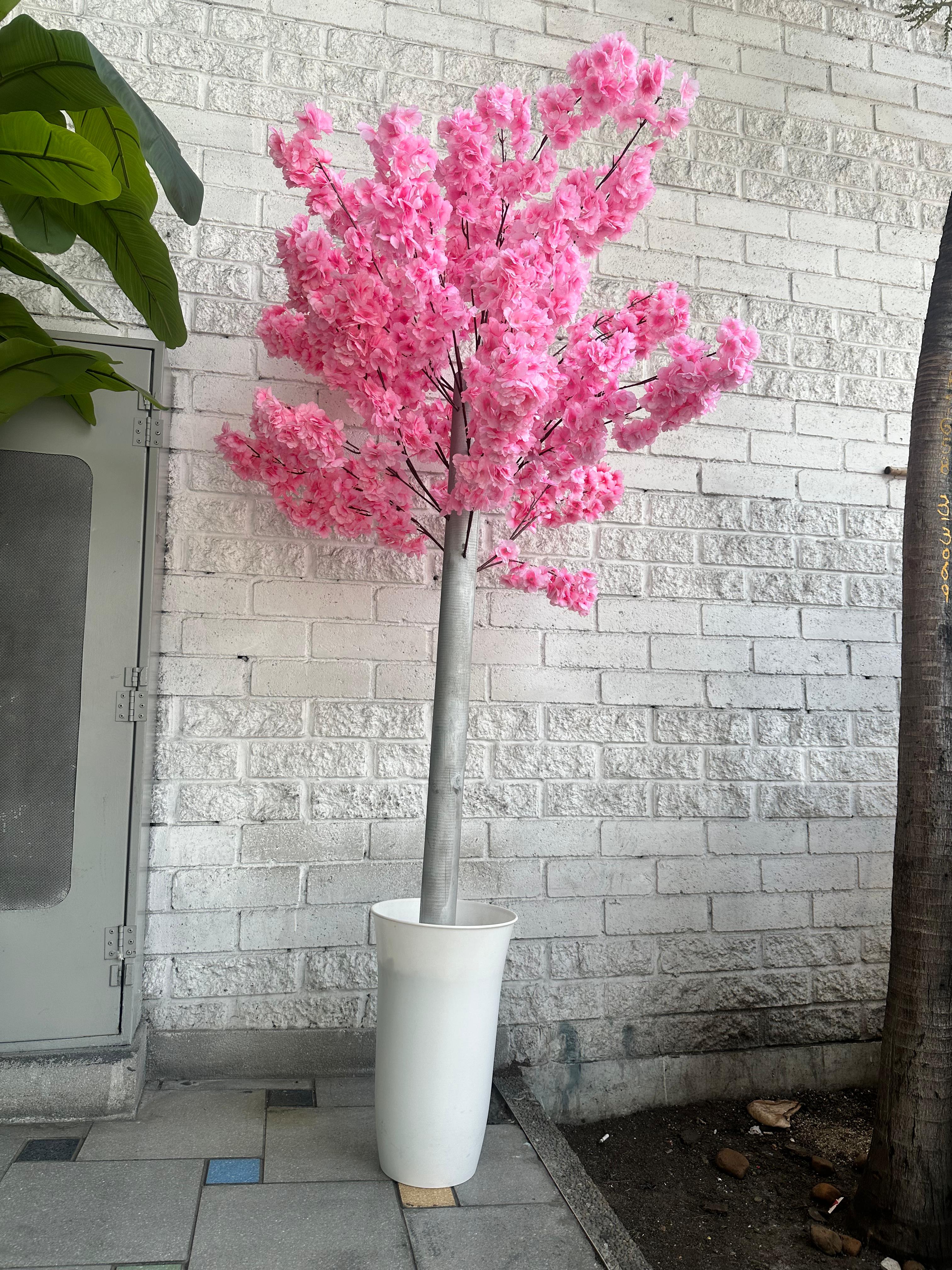 Arbol de Cerezo Artificial rosado 2 metros de Artura (Sin Matera)