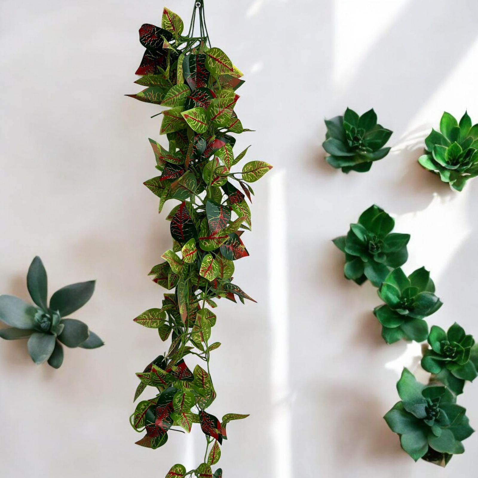 Enredadera Decorativa Artificial Croton Colorida  100cm