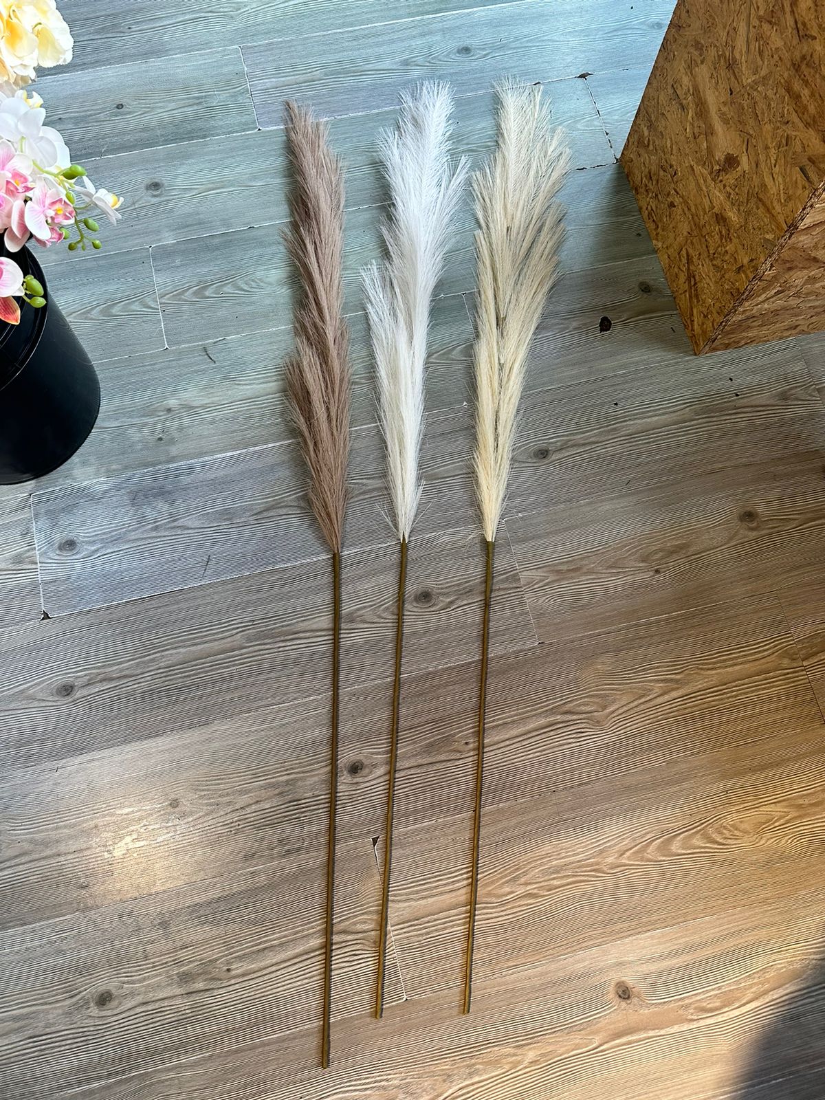 Espiga Pampa decorativa artificial Grande 145cm