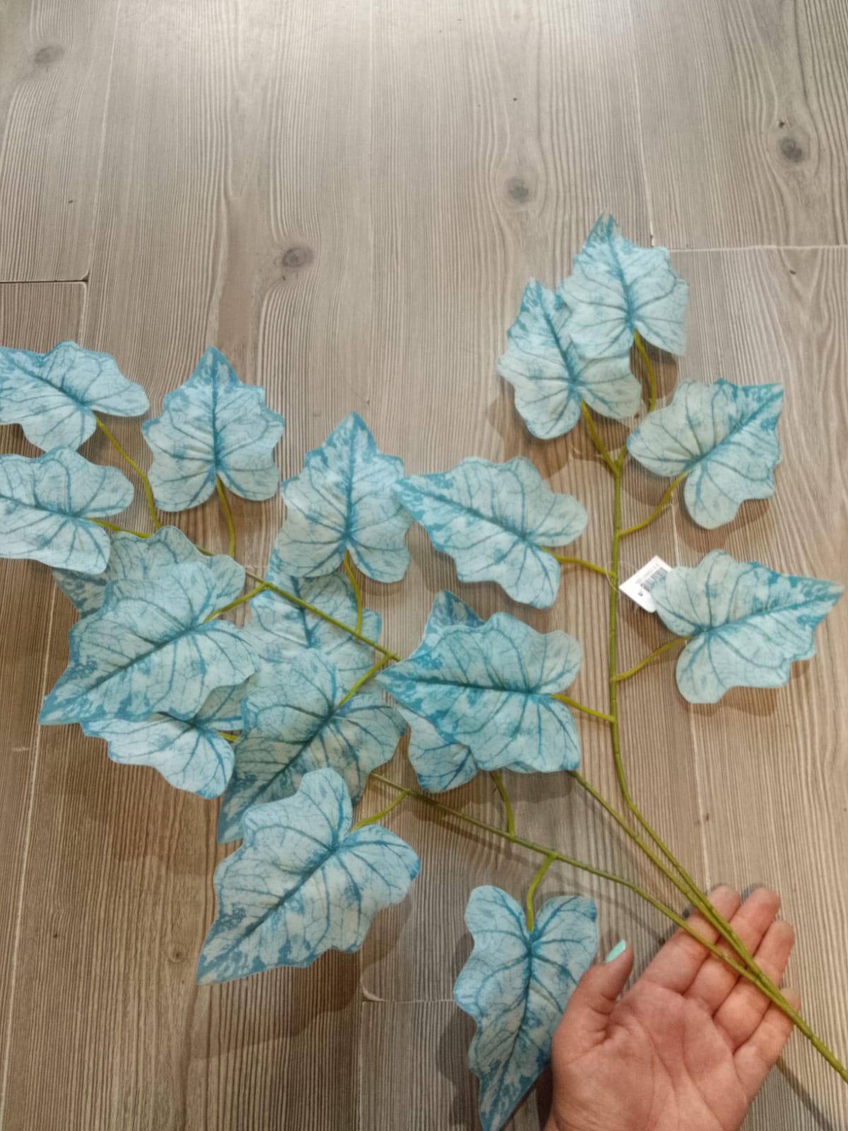 Rama Artificial Caladium Azul 77cm