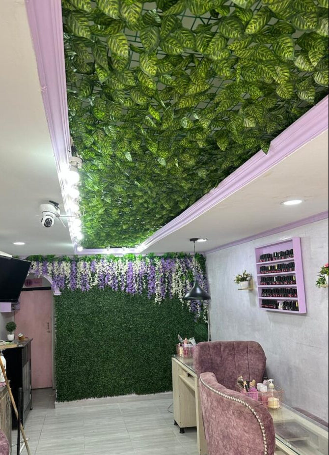 Malla De Hojas Tipo Fitonia Artificial 3x1 Metros